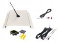 Dietz Antennenset A10, UKW/DAB+ 23cm, Antennentrger 4, 7,5m Kabel, FAKRA / DIN / SMB - A10T4L750UNI