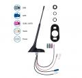 Dietz Antennenset A3, UKW/DAB+/GPS/DVB-T2, 7,5m Kabel, DIN / ISO / FAKRA / SMB - A3T0L750UNI