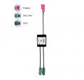 Dietz Antennenset A3, UKW, DAB+, GPS, DVB-T2, 23cm Stab, 7,5m Kabel, DIN, ISO, FAKRA - A3T0L750UNI