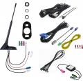 Dietz Antennenset A3, UKW, DAB+, GPS, DVB-T2, 23cm Stab, 5m Kabel, DIN, ISO, FAKRA - A3T0L500UNI