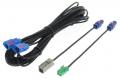 Dietz Antennenset A3 wei, UKW/DAB+/GPS/DVB-T2, 7,5m Kabel, DIN / ISO / FAKRA / SMB - A3T3L750UNI-W