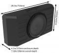 Stinger TXJWB12 - 30 cm Passiv Subwoofer mit 800 Watt (RMS: 400 Watt)