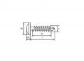 Blechschrauben 4,2x13 PH Flachrundkopf DIN 968, sz, 100 St. - FO_1318_42_13