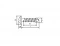 Blechschrauben 4,2x19 Flachrundkopf mit Bohrspitze, 100 St. - FO_1319_42_19