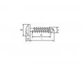 Blechschrauben 4,2x13 Flachrundkopf mit Bohrspitze, 100 St. - FO_1319_42_13