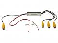 ACV Video Signalvertrker mit Splitter 3 Kanal 1x Cinch auf 3x Cinch - 771000-5009