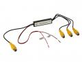 ACV Video Signalvertrker mit Splitter 3 Kanal 1x Cinch auf 3x Cinch - 771000-5009