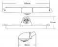 Echomaster PCAM-SBL-P - 170 Universelles Bremslicht und Rckfahrkamera fr Mercedes Sprinter