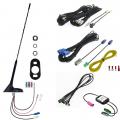 Dietz Antennenset A3, UKW, DAB+, GPS, DVB-T2, 43cm Stab, 5m Kabel, DIN, ISO, FAKRA - A3LT0L500UNI