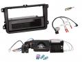 Einbauset mit Lenkradadapter fr DIN Autoradio in VW Passat, Polo, Scirocco, Sharan, Tiguan, Touran