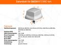 Dietz LTE/WLAN 4x4 Dachantenne - Kabel zentral f. CamperNet Pro / Baugleiche, wei - CN2-4x4-Z