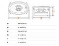 Hertz DCX 460.3 - 10x15cm (4x6 Zoll) 2-Wege-Lautsprecher mit 80 Watt (RMS: 40 Watt)
