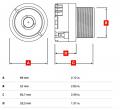 Hertz ST 35A Neo - 4,6 cm Hochtner-Lautsprecher mit 120 Watt (RMS: 60 Watt)