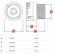 Hertz ST 25K Neo.2 - 4,4 cm Hochtner-Lautsprecher mit 100 Watt (RMS: 50 Watt)