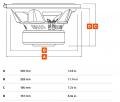 Hertz SS 12 D2 - 30 cm Passiv Subwoofer mit 2000 Watt (RMS: 1000 Watt)