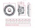 Audison Voce AV X6.5 - 16,5 cm 2-Wege-Lautsprecher mit 200 Watt (RMS: 100 Watt)