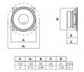 Audison Prima APX 4 - 10 cm 2-Wege-Lautsprecher mit 120 Watt (RMS: 40 Watt)