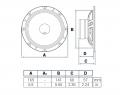 Audison Prima APX 6.5 - 16,5 cm 2-Wege-Lautsprecher mit 210 Watt (RMS: 70 Watt)