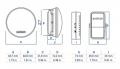 Audison Prima AP 1P - 2,5 cm Hochtner-Lautsprecher mit 150 Watt (RMS: 75 Watt)