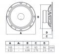 Audison Prima AP 6.5 - 16,5 cm Tieftner-Lautsprecher mit 210 Watt (RMS: 70 Watt)