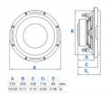 Audison Prima APS 10 S4S - 25 cm Passiv Subwoofer mit 800 Watt (RMS: 400 Watt)
