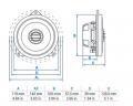 Audison Prima APBMW X4E - 10 cm 2-Wege-Lautsprecher mit 80 Watt (RMS: 40 Watt)