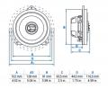 Audison Prima APBMW X4M - 10 cm 2-Wege-Lautsprecher mit 80 Watt (RMS: 40 Watt)