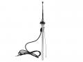 ACV Teleskopantenne AM/FM universal passiv schwarz 38mm DIN - 152000-43