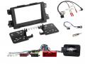 Einbauset mit Lenkradadapter fr Doppel DIN Autoradio in Mazda 6, CX5 (2013-2015) - schwarz