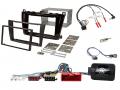 Einbauset mit Lenkradadapter fr Doppel DIN Autoradio in Mazda 6 (2010-2012) - Klavierlack