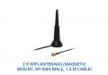 Teltonika 5G / LTE / WLAN Router RUTX50 black, mit 12V Kabel, Halterung, Anleitung - TEL-RUTX50B-12V