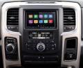 Einbauset mit Lenkradadapter fr Doppel DIN Autoradio in Dodge Ram Truck