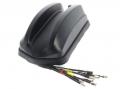 Panorama Dachantenne 4x LTE/ 5G / 3x WLAN / GPS / opt. UKW/DAB+, schwarz, 0,3 m Kabel - GPSD4-6-60-T