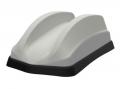 Panorama Dachantenne 4x LTE/ 5G / 3x WLAN / GPS / opt. UKW/DAB+, wei, 0,3 m Kabel - GPSD4W-6-60-T