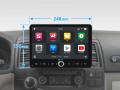Dynavin D9-V10W Premium 96 GB - Navigation mit Touchscreen / DAB / Bluetooth fr VW, Seat, Skoda