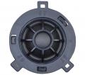 Ground Zero GZCS T-25VW - 2,5 cm Hochtner-Lautsprecher mit 80 Watt (RMS: 50 Watt) - fr VW