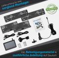 omniVID Solar5 DUO Kabelloses Solar-Rckfahrvideosystem - 160 Universelle Nummernschildkamera