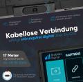 omniVID Solar6 Kabelloses Solar-Rckfahrvideosystem - 160 Universelle Nummernschildkamera
