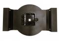 Antennentrger schwarz fr Antennen mit DAB+ - 370 x 320 x 60 x 1,5 mm - gekantet - Dietz 15908