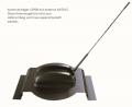 Antennentrger schwarz fr Antennen mit DAB+ - 370 x 320 x 60 x 1,5 mm - gekantet - Dietz 15908