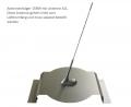 Antennentrger schwarz fr Antennen mit DAB+ - 370 x 320 x 60 x 1,5 mm - gekantet - Dietz 15908