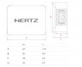 Hertz CBA 250 - 20 cm Aktiv Subwoofer mit 500 Watt (RMS: 250 Watt)