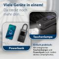 Blaupunkt Akku-Luftpumpe TPM 124 - Befllen / Druckkontrolle von Reifen (Auto, Fahrrad), Bllen