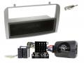 Radioeinbauset mit CAN-Bus fr DIN Autoradio in Alfa Romeo 147, GT (2007-2010) - Ablagefach silber
