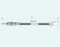 Antennenverlngerung - Fakra B (Buchse) - DIN (Stecker) - 3,5 m - RG174