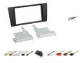 Radioeinbauset mit CAN-Bus f�r Doppel DIN Autoradio in Audi A4 B5 (8D Facelift) 99-01 - schwarz