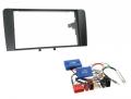 Radioeinbauset mit CAN-Bus fr Doppel DIN Autoradio in Audi A3 ISO (03-06) - schwarz, nicht Bose