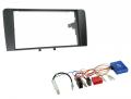 Radioeinbauset mit CAN-Bus fr Doppel DIN Autoradio in Audi A3 m. ISO (2003-2006) - schwarz
