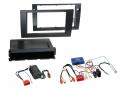 Radioeinbauset mit CAN-Bus fr DIN Autoradio in Audi A4 Vollaktiv (B6, B7, 2001-2008) - schwarz