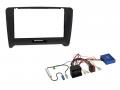 Radioeinbauset mit CAN-Bus f�r Doppel DIN Autoradio in Audi TT (8J, 2006-2014) - schwarz